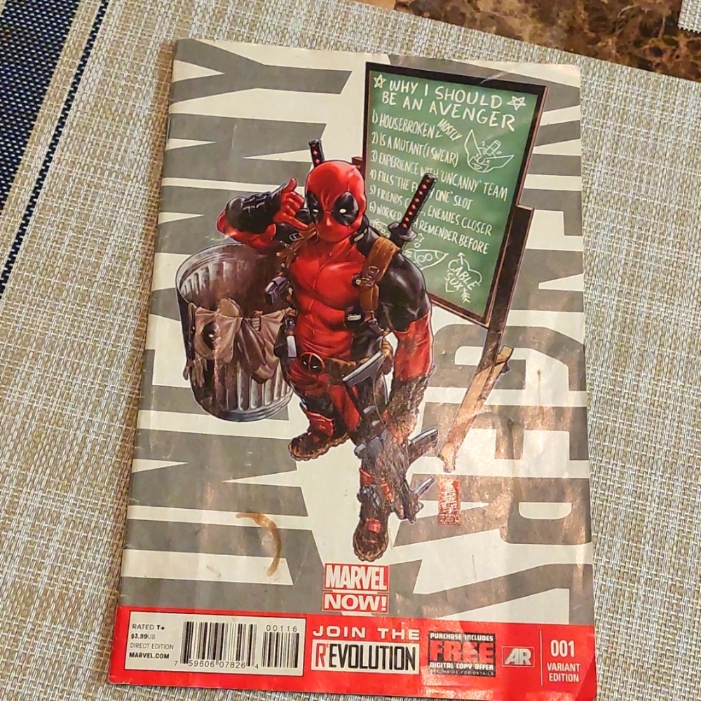 🎬MARVEL  COMIC  WHY I SHOULD BE AN AVENGER 001 VARIENT EDITION